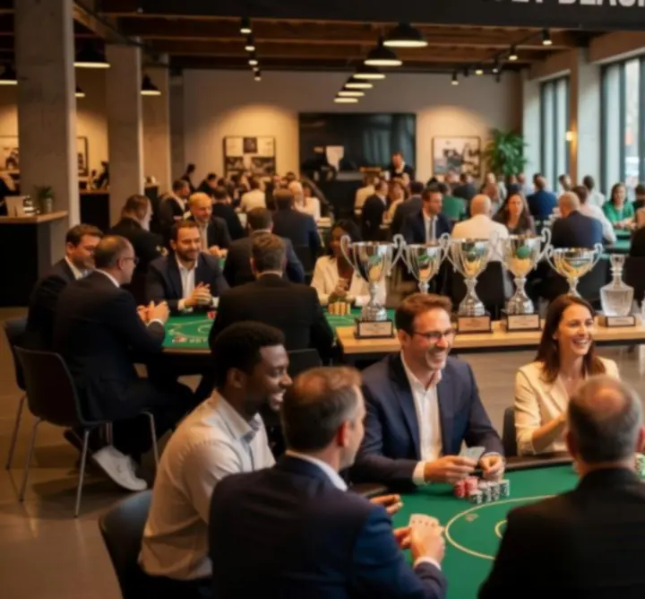 Galerie photo d'un tournoi de poker et d'une soirée BlackJack EVENT MONTE