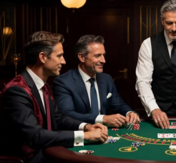 Soirée blackjack élégante animée par un croupier professionnel